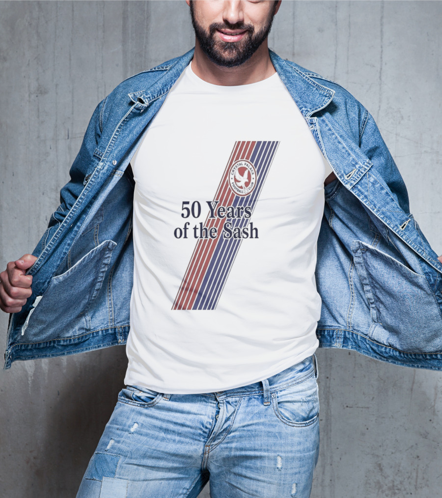 Crystal Palace 50 Years Of The Sash Anniversary Celebration T-Shirt