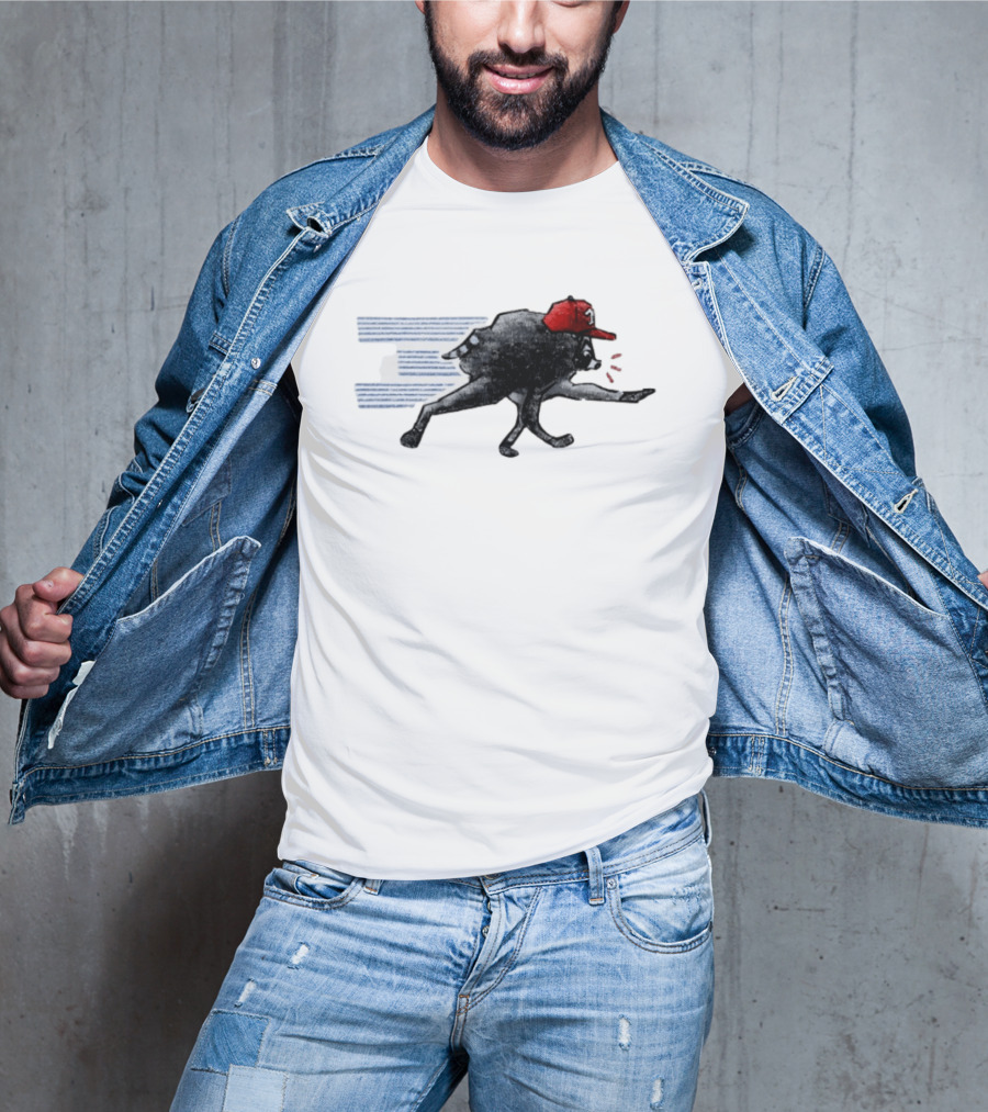 Toronto Blue Jays Baseball Raccoon Wearing Red Cap MLB T-Shirt