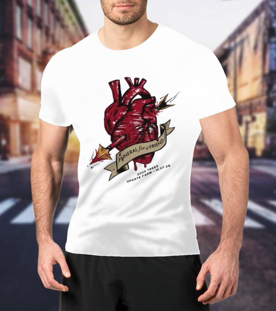 Funeral For A Friend Heart 2008 Those Upon Hope 25.02.08 T-Shirt