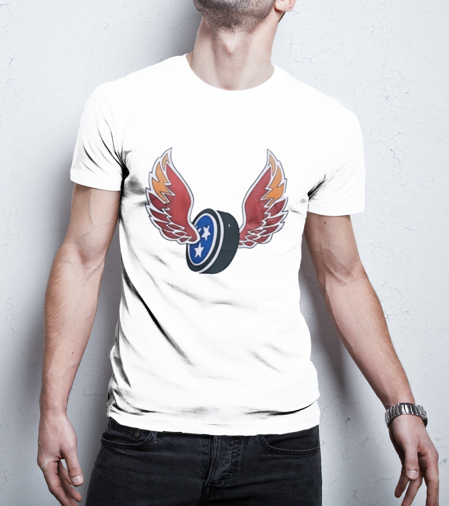 Tennessee Winged Puck Stars Hockey T-Shirt