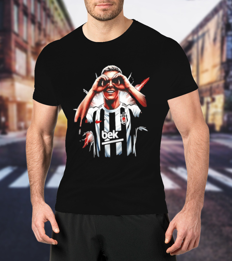 Beşiktaş JK Beko Football Player Celebration T-Shirt