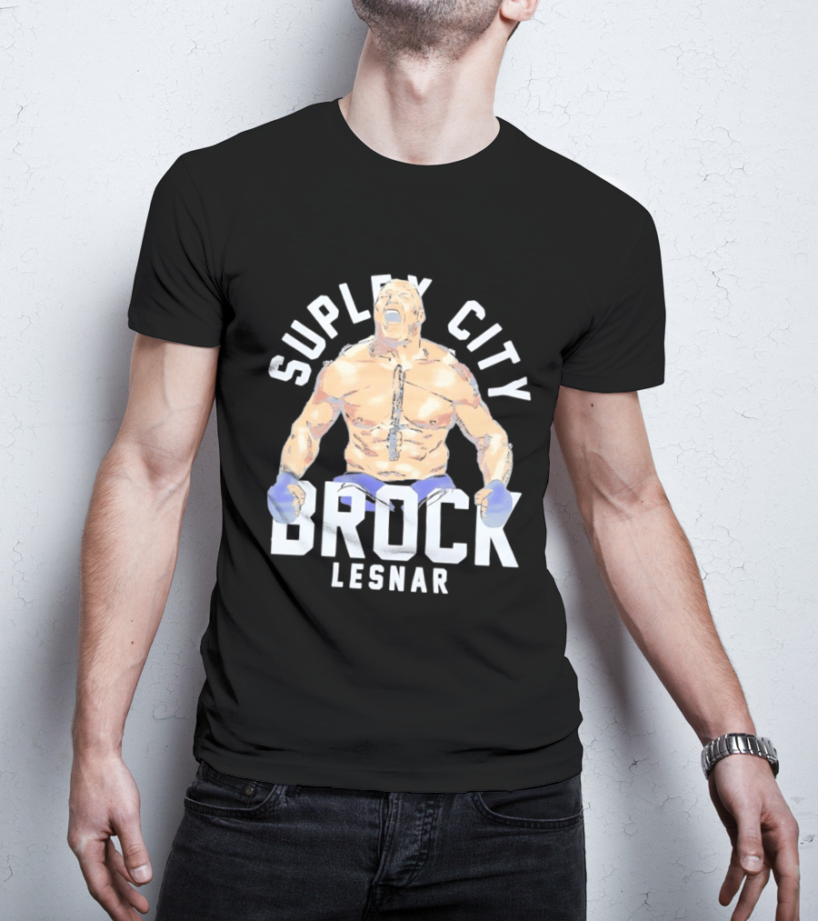 Brock Lesnar Suplex City The Beast Incarnate WWE Wrestling T-Shirt