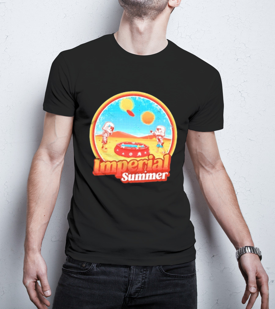 Summer Fun Star Wars Stormtrooper Imperial Beach Scene T-Shirt