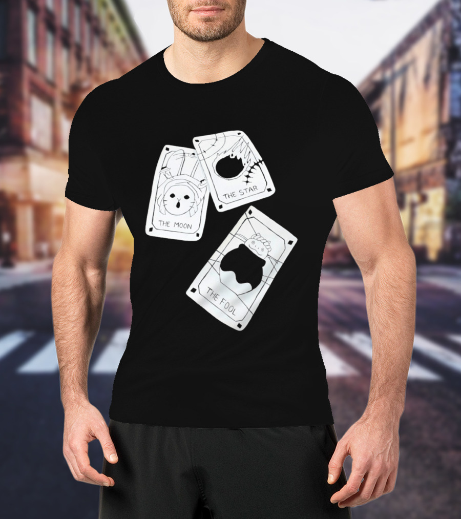 Studio Ghibli Tarot Cards The Moon The Star The Fool Collection T-Shirt