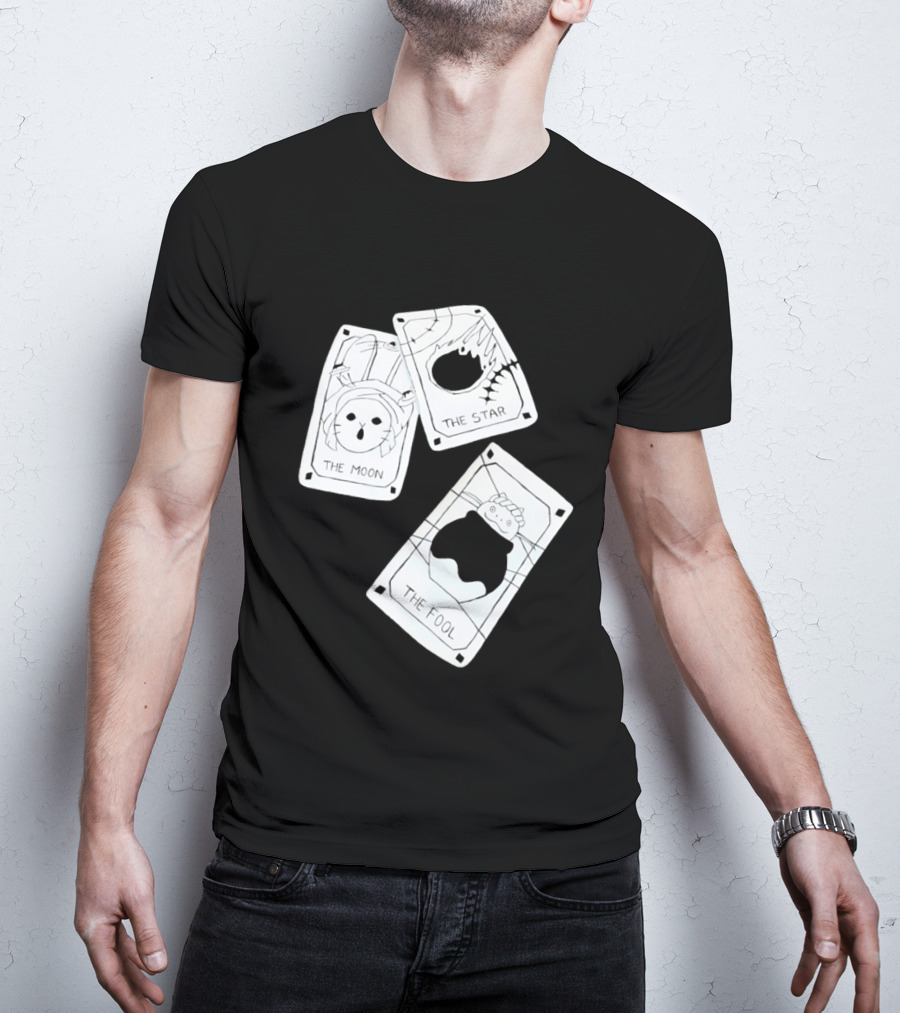 Studio Ghibli Tarot Cards The Moon The Star The Fool Collection T-Shirt
