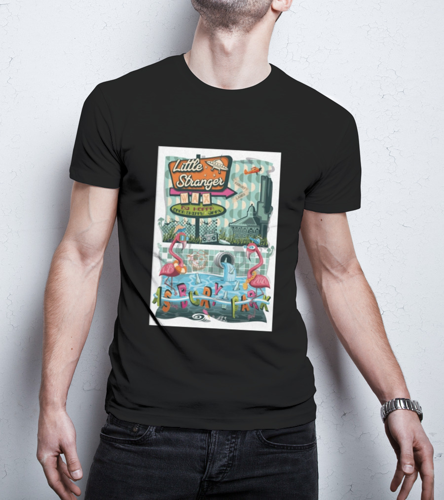 Little Stranger Asbury Park NJ Asbury Lanes DJ HOPPA WAX 7 25 2026 Flamingos T-Shirt