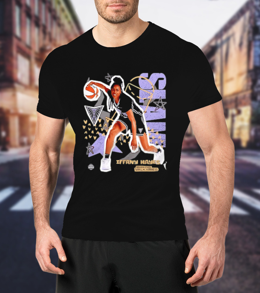 Tiffany Hayes Golden State Valkyries Basketball WNBA 15 T-Shirt