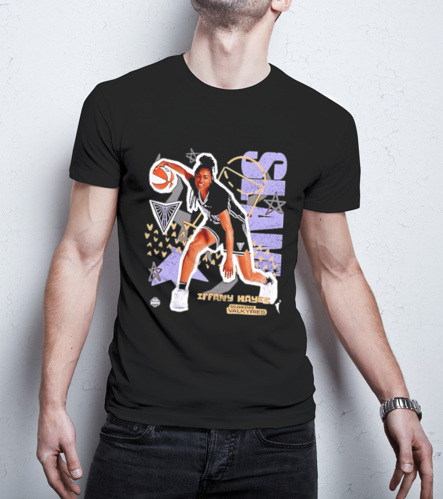 Tiffany Hayes Golden State Valkyries Basketball WNBA 15 T-Shirt