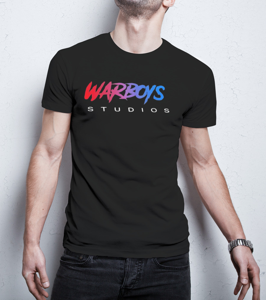 Warboys Studios Red And Blue Branding T-Shirt