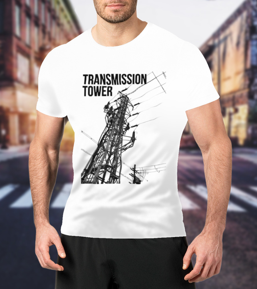 Transmission Tower Industrial Electrical T-Shirt