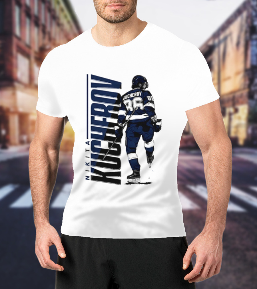 Nikita Kucherov Tampa Bay Lightning NHL Player Skating Number 86 T-Shirt
