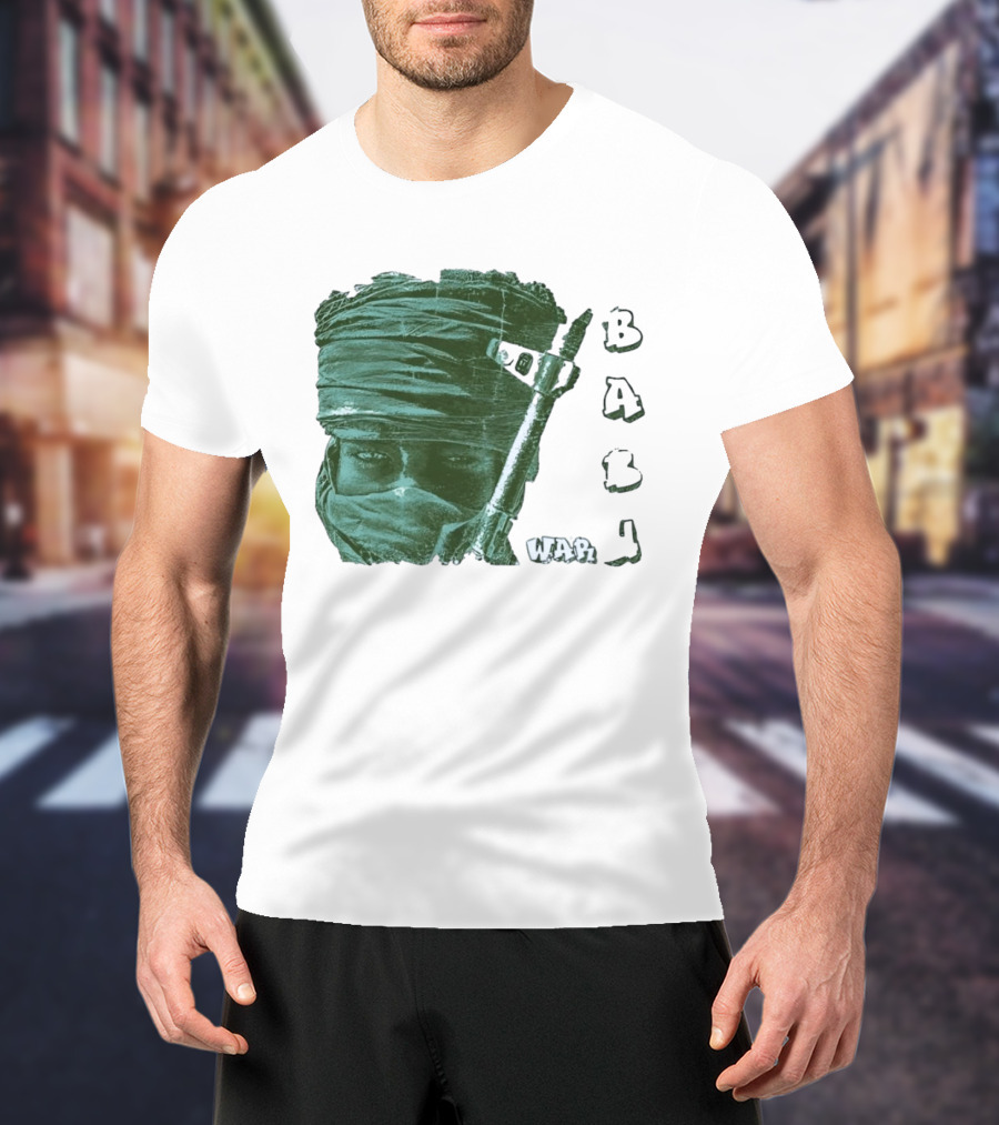 War Baby Soldier With Rifle And Turban T-Shirt