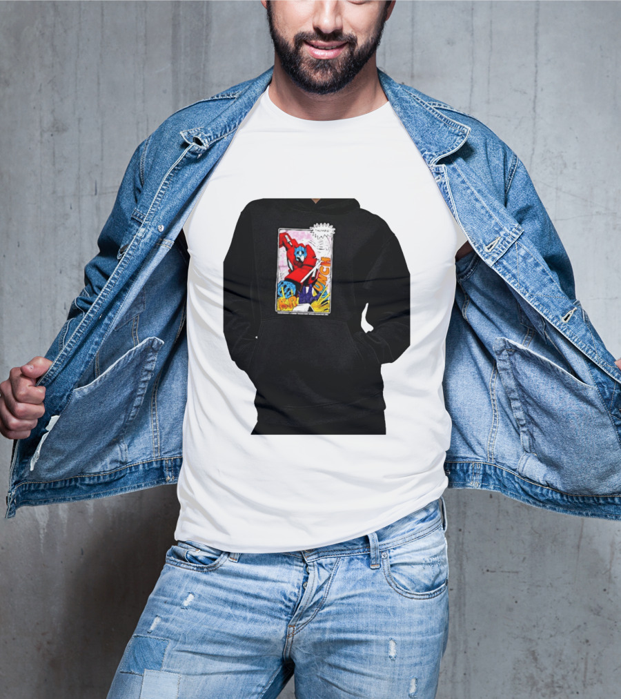 Optimus Prime Transformers Pow Krunch Comic T-Shirt