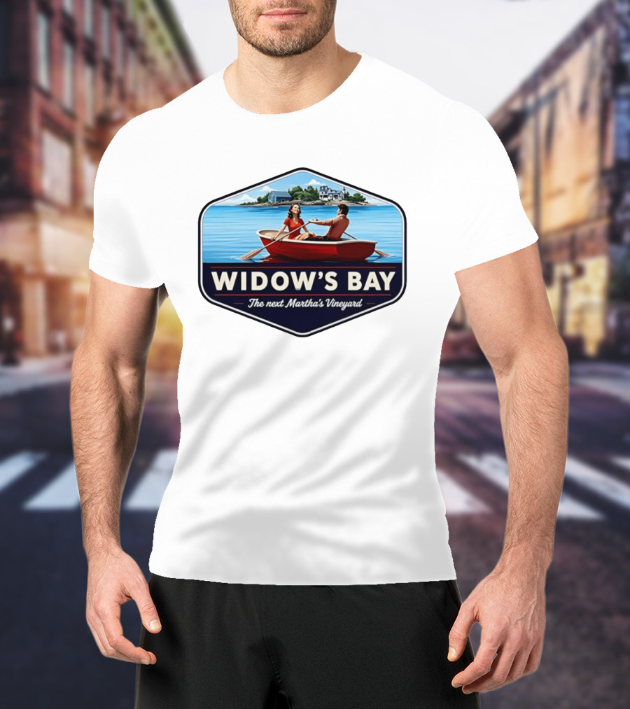 Widow's Bay Scenic Boating Couple The Next Martha's Vineyard T-Shirt