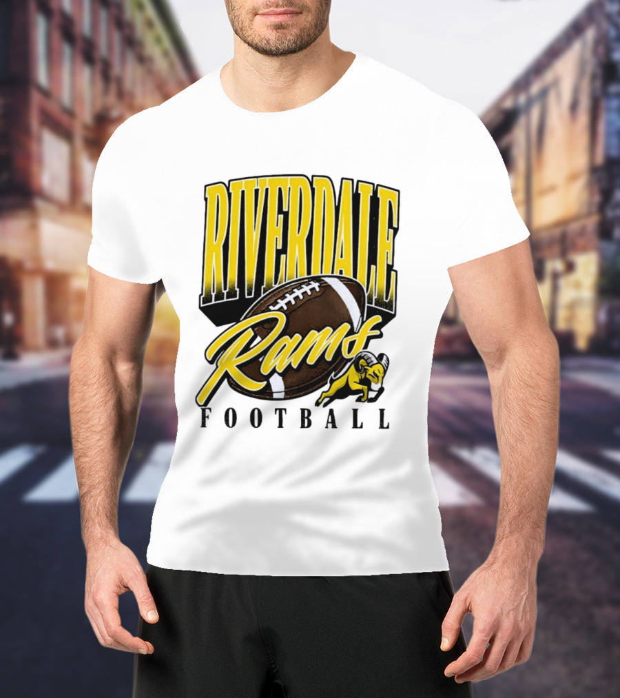Riverdale Rams Football Varsity Sports Team T-Shirt