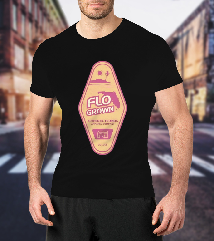 Flo Grown Authentic Florida Apparel Company Est 2011 T-Shirt