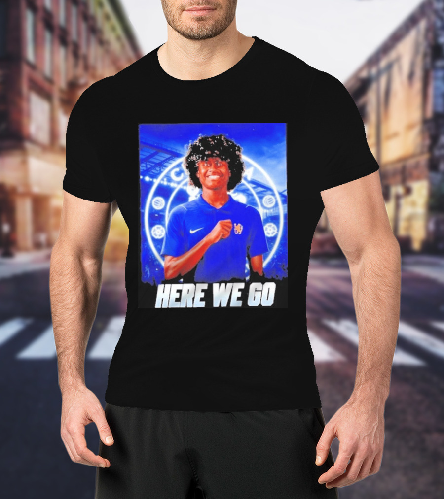 Benji Flowers Chelsea Football Here We Go T-Shirt