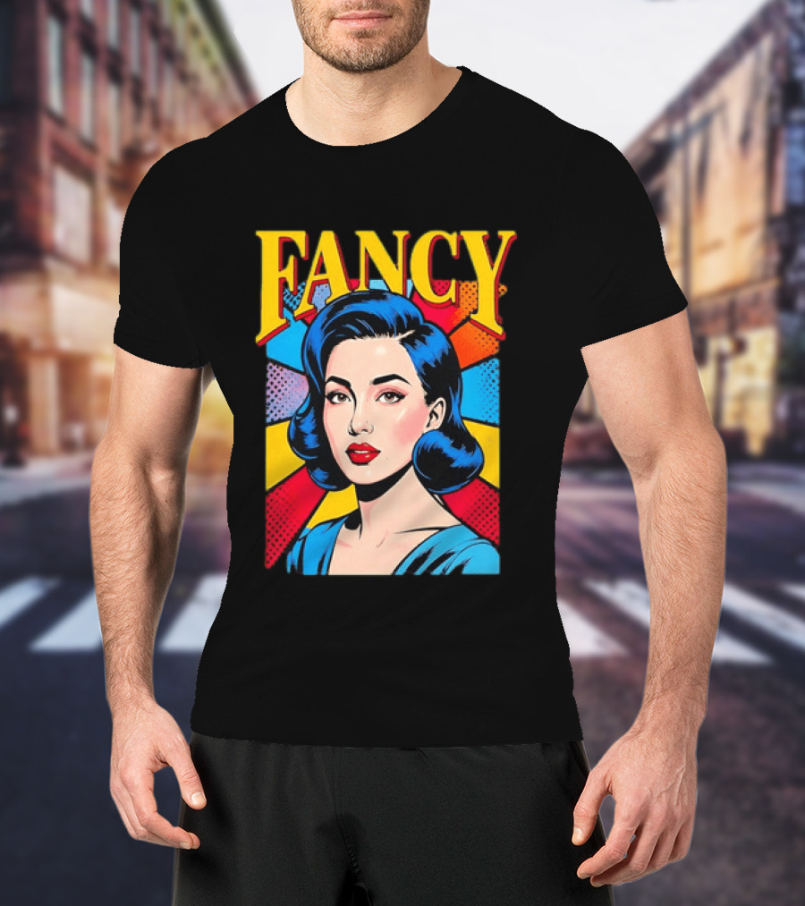 Fancy Pop Art Comic Woman T-Shirt
