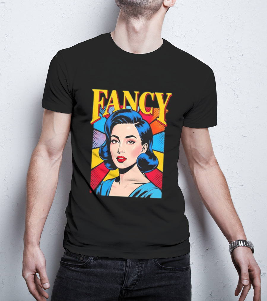 Fancy Pop Art Comic Woman T-Shirt