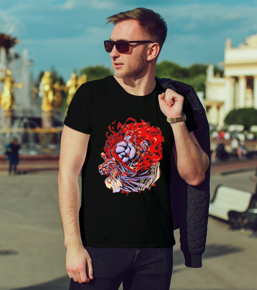 Ganondorf The Legend Of Zelda Dark King Of Gerudo Desert Fire Power T-Shirt