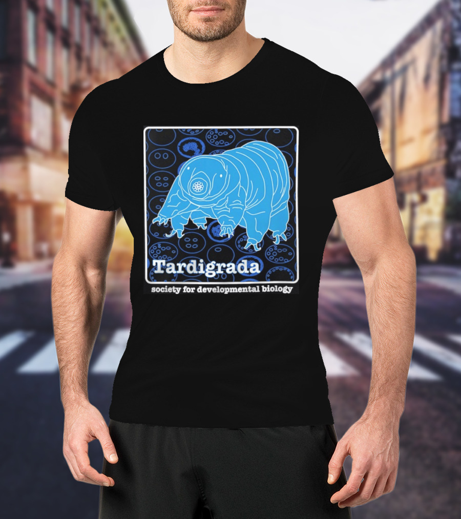 Tardigrada Society For Developmental Biology Blue Water Bear T-Shirt