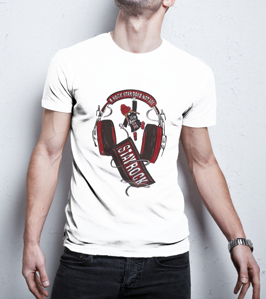 Stay Rock A Rock Star Does Not Age Music Lover T-Shirt