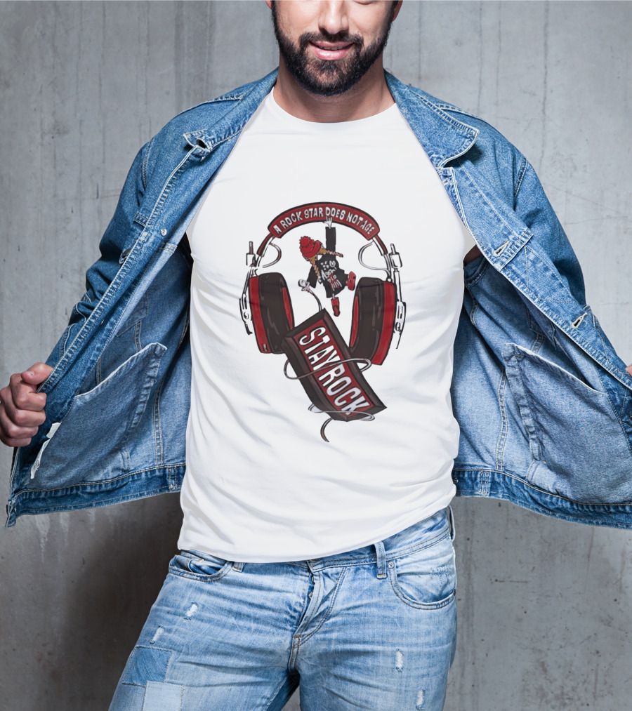 Stay Rock A Rock Star Does Not Age Music Lover T-Shirt