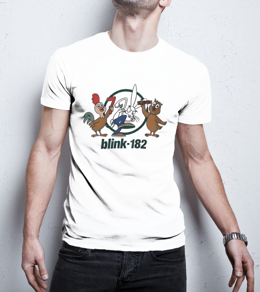 Blink 182 San Diego Comic Con 2026 Cartoon Characters 7 Eleven Collaboration T-Shirt