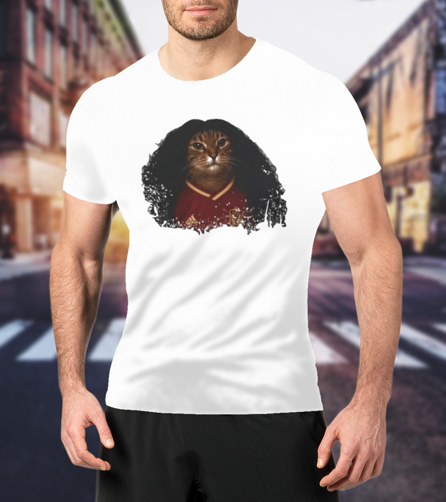 Caturella 24 Cat With Hair In Spain Soccer Jersey T-Shirt