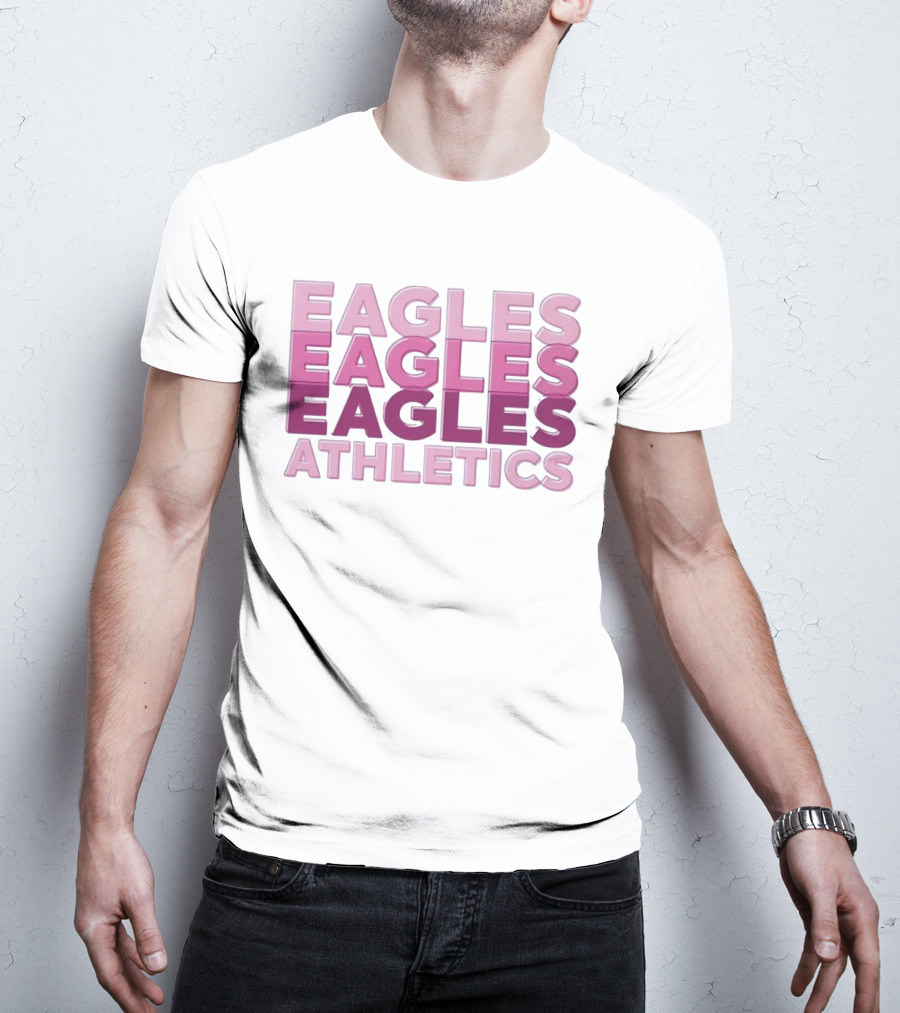 Eagles Athletics Pink Ombré T-Shirt