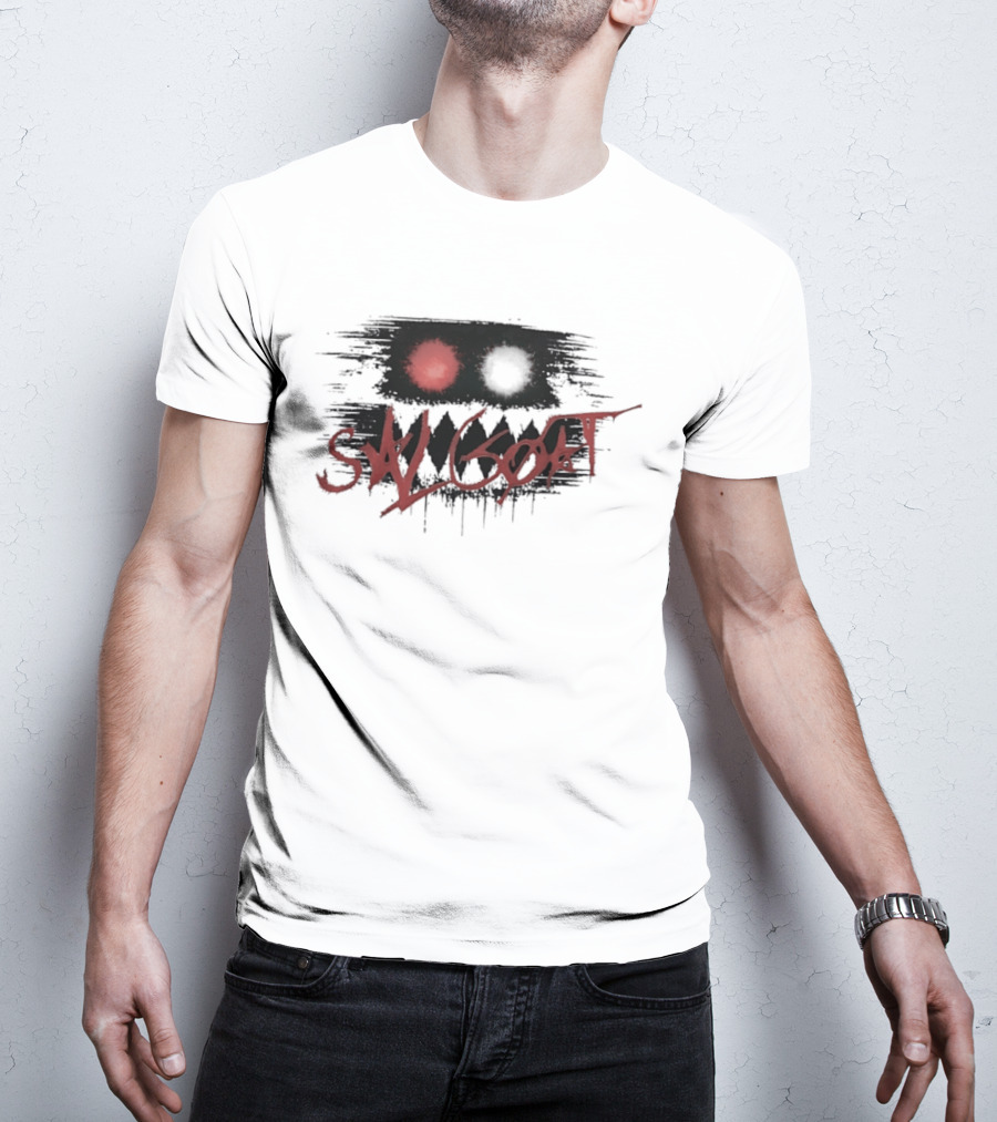 SK Goat Distressed Streetwear Urban Edgy Graffiti T-Shirt