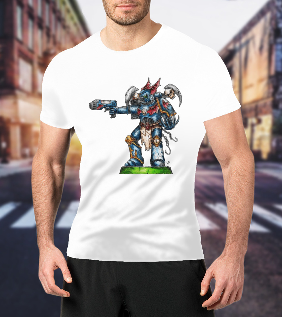 Warhammer 40K Night Lords Chaos Space Marine By Niklas Wistedt T-Shirt