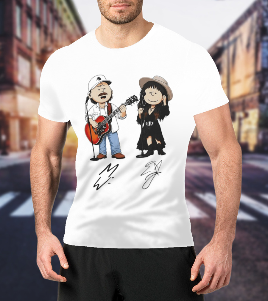 Morgan Wallen Lainey Wilson Peanuts Guitar Country Music T-Shirt