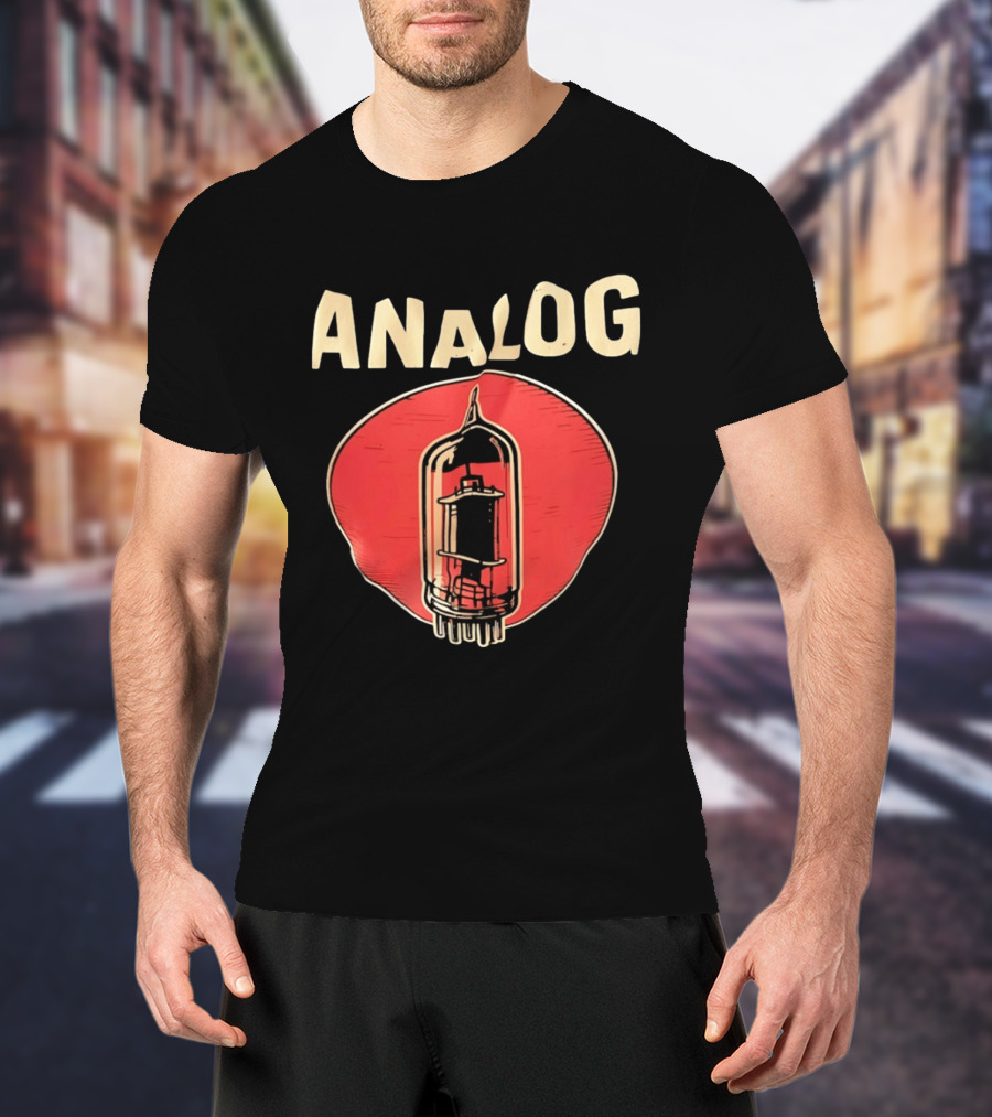 Analog Vacuum Tube Audiophile High Fidelity Audio Components T-Shirt