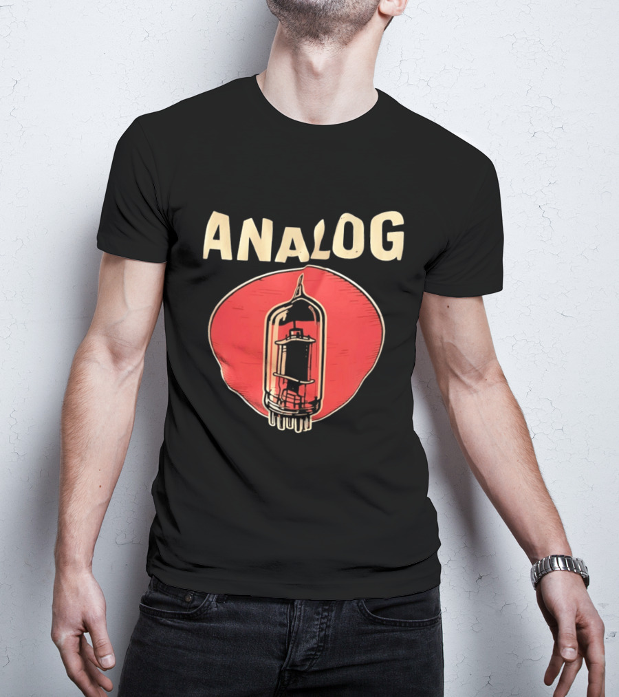 Analog Vacuum Tube Audiophile High Fidelity Audio Components T-Shirt