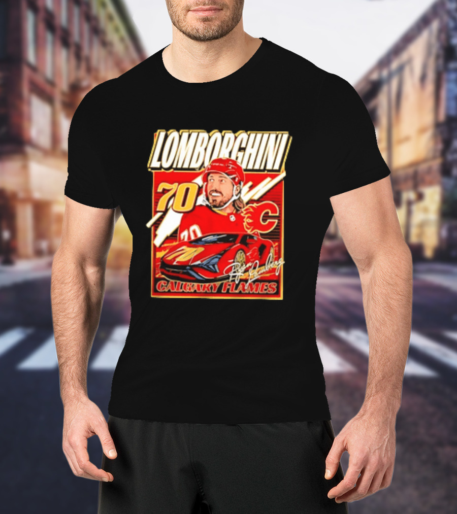 Lomborghini Ryan Lomberg 70 Calgary Flames T-Shirt
