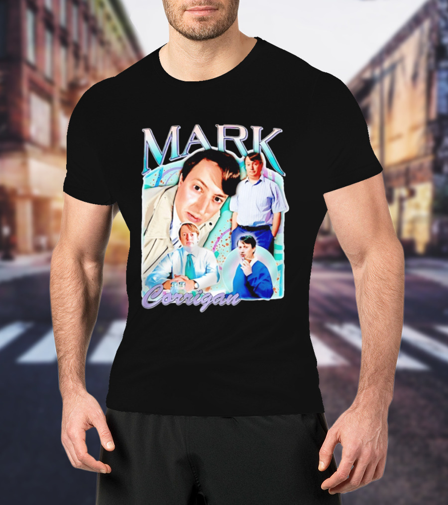 Mark Corrigan Peep Show Character Collage T-Shirt
