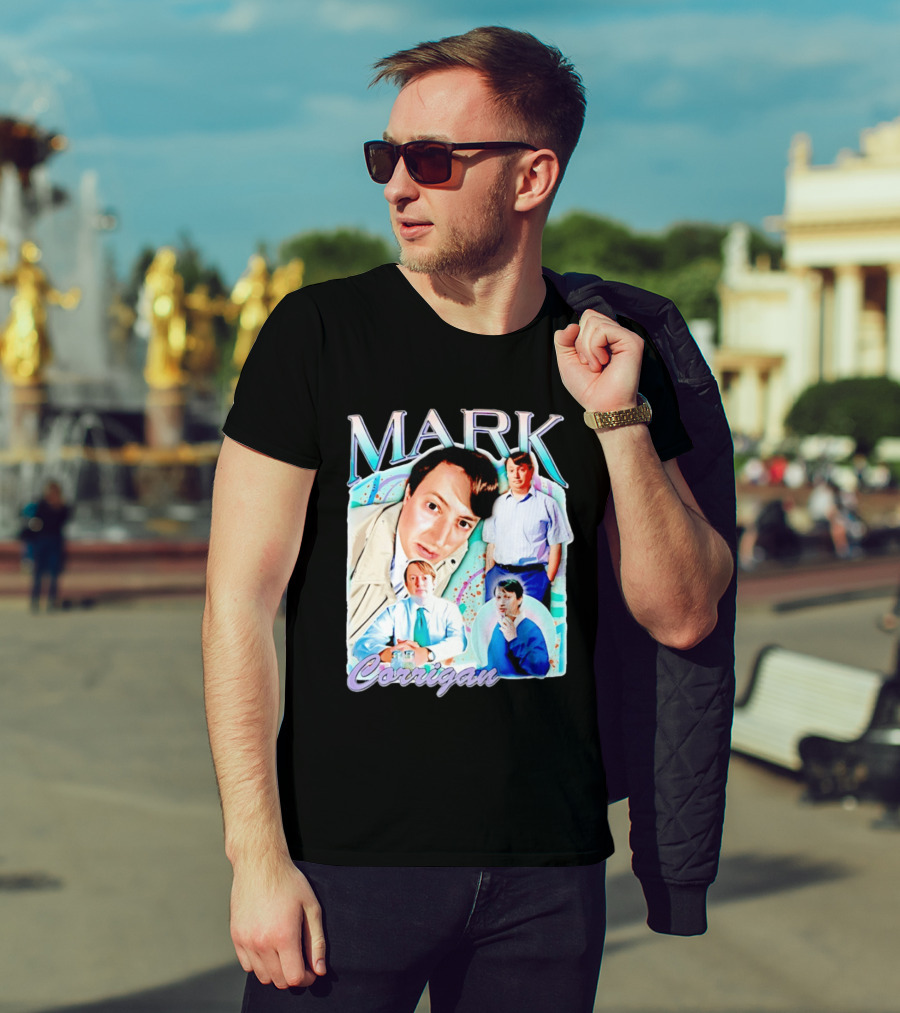 Mark Corrigan Peep Show Character Collage T-Shirt