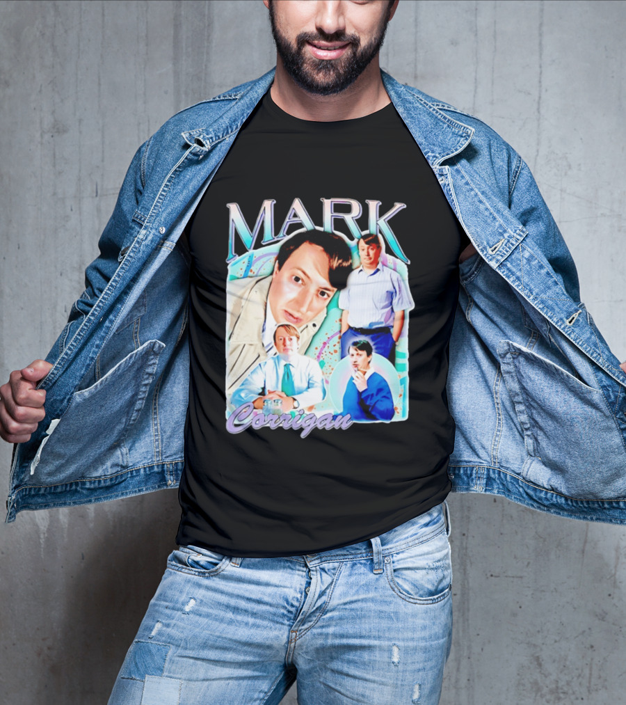 Mark Corrigan Peep Show Character Collage T-Shirt