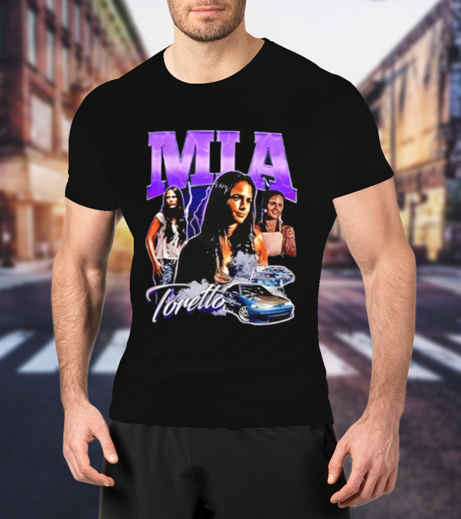 Mia Toretto Fast And Furious Movie Character Car Scene T-Shirt
