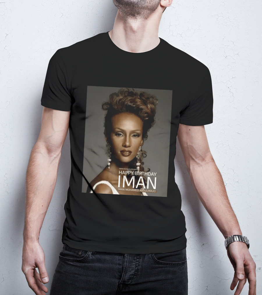 Happy Birthday Iman Mohamed Abdulmajid Celebration T-Shirt