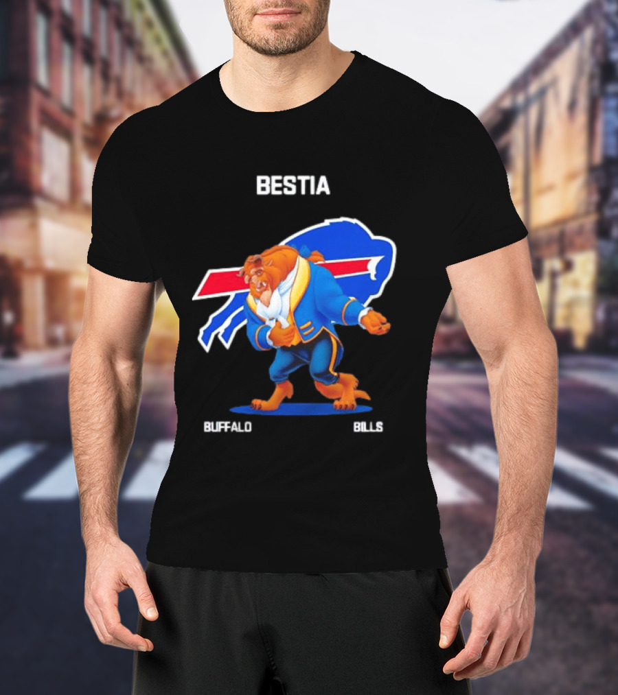 Buffalo Bills Beastia Cartoon T-Shirt