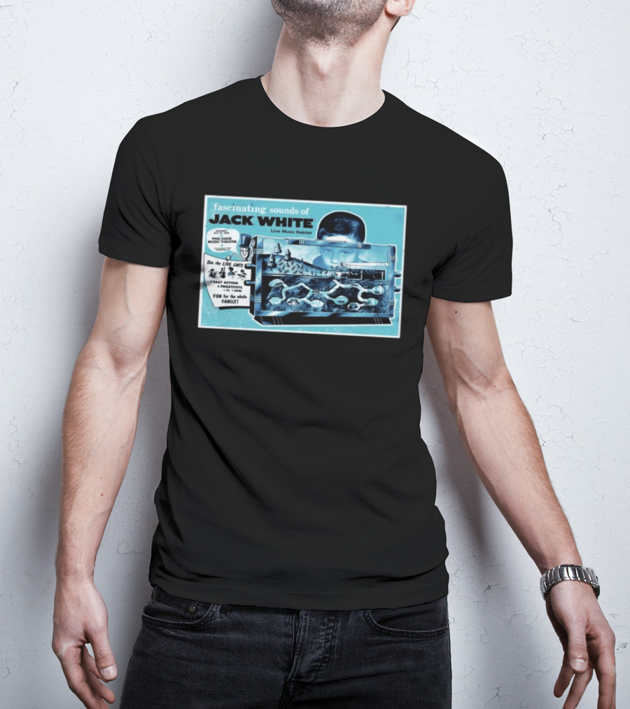 Fascinating Sounds Of Jack White Live Music Habitat Pine Knob Music Theatre 2026 T-Shirt