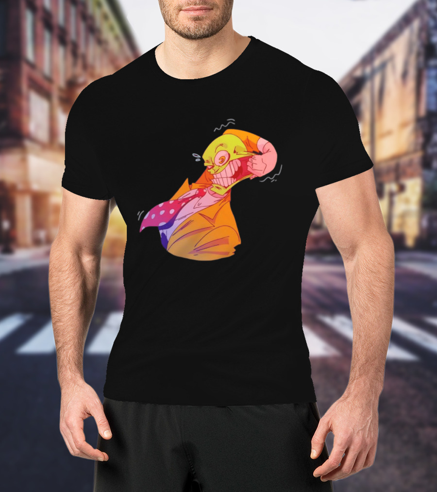 The Mask Dark Horse Comics Face Stretch Iconic Character Pose T-Shirt