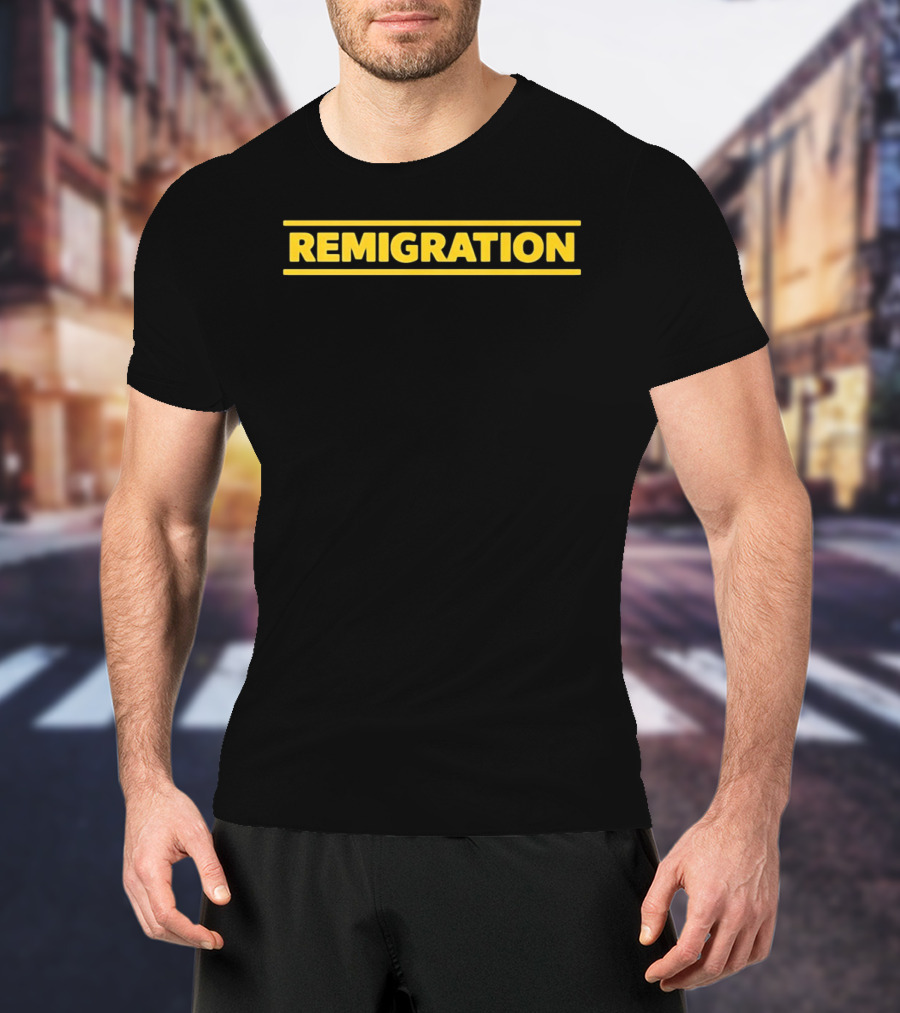 REMIGRATION Bold Yellow T-Shirt