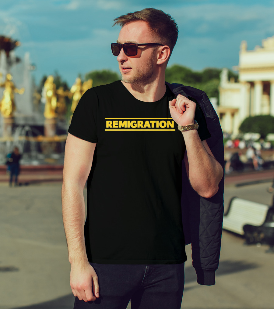 REMIGRATION Bold Yellow T-Shirt