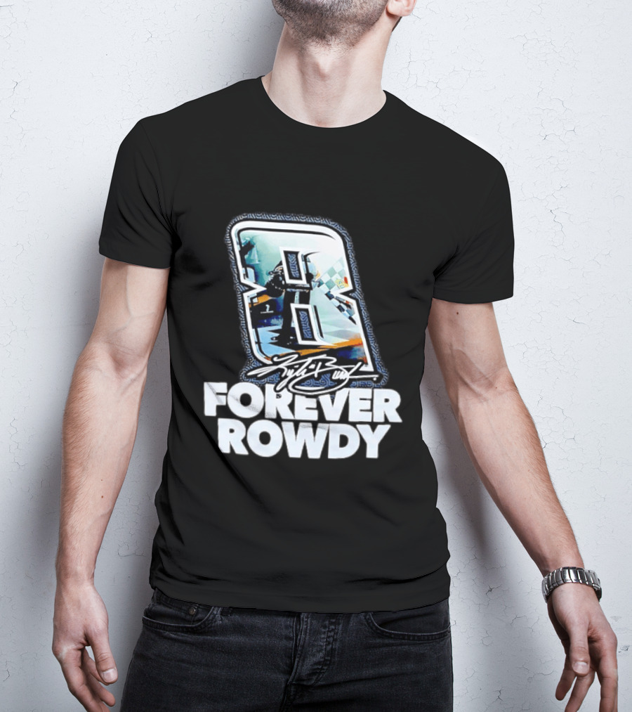 KFB 8 Forever Rowdy NASCAR Racing Plaid T-Shirt