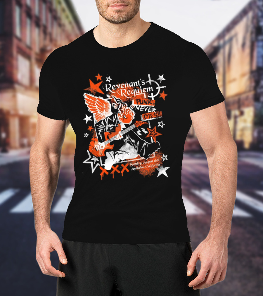 Revenant's Requiem Punk Never Dies Anaheim August 16th Sunday California Concert T-Shirt