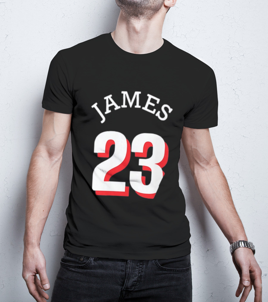 LeBron James 23 Jersey Philadelphia 76ers T-Shirt