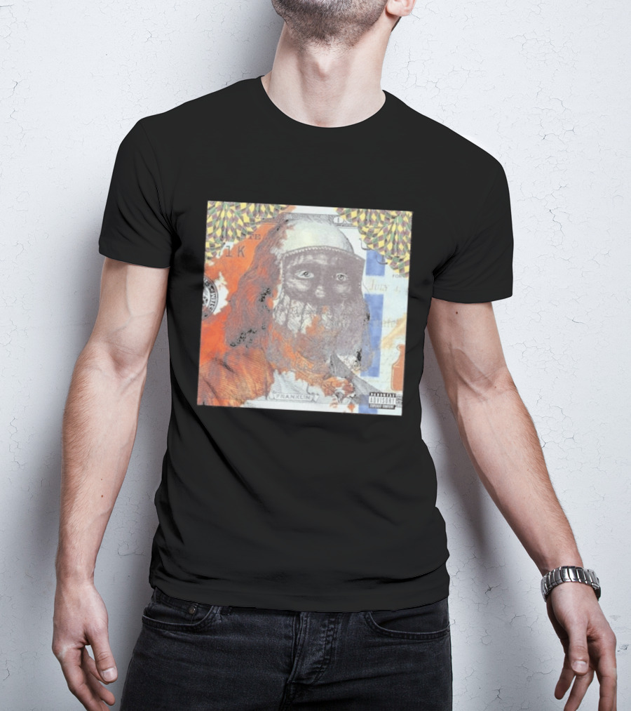 US Vs. Them Franklin Money Mask Art Parental Advisory T-Shirt